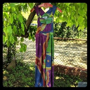 Vintage Psychedelic Jumpsuit Romper Overalls